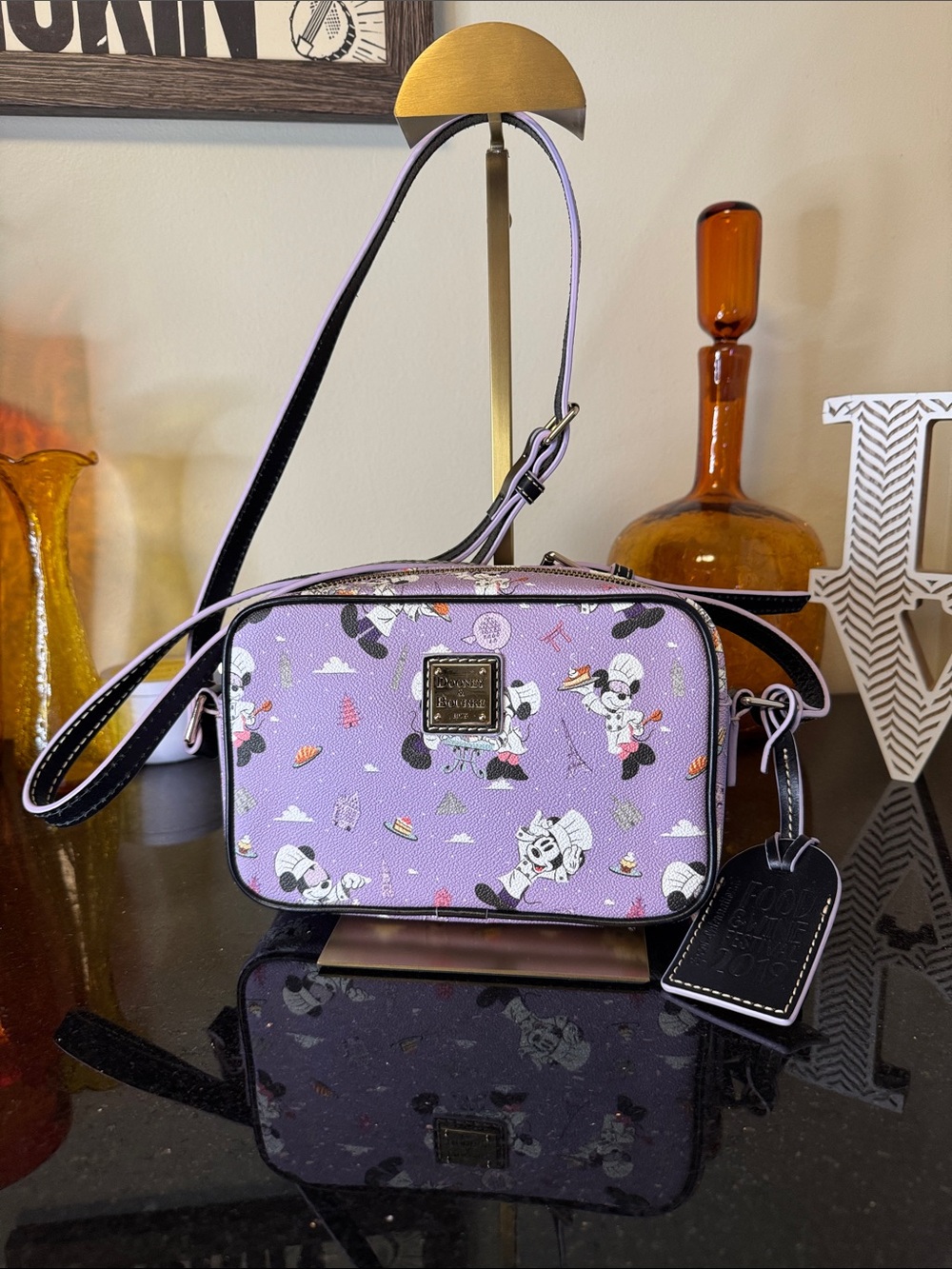 Dooney & Bourke Disney Epcot 2019 Food & Wine Festival Crossbody Bag - Lim Ed